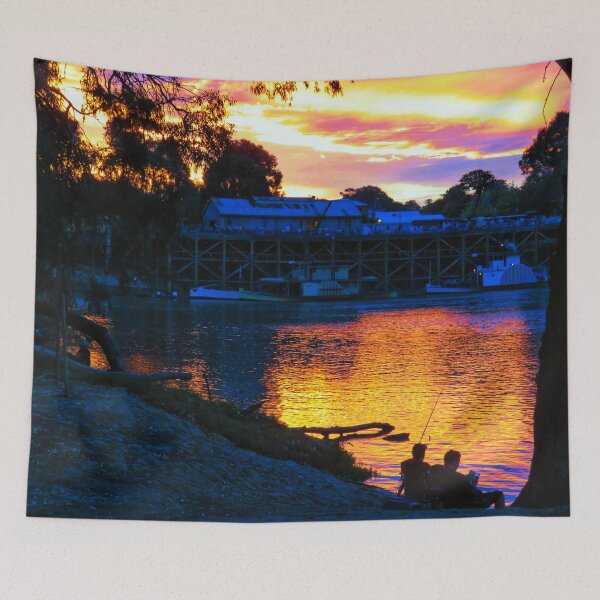Item preview, Wharf Sunset designed and sold by PollyStewart.