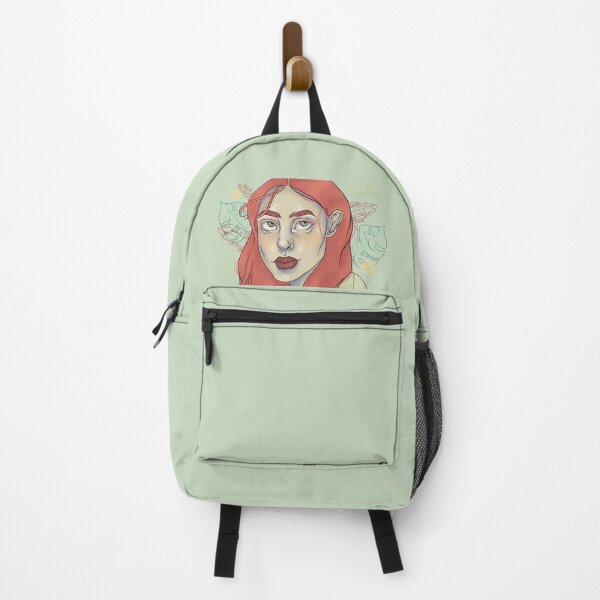 Item preview, Plants on the Mind (Red Head in Foliage) designed and sold by ameliaelea.