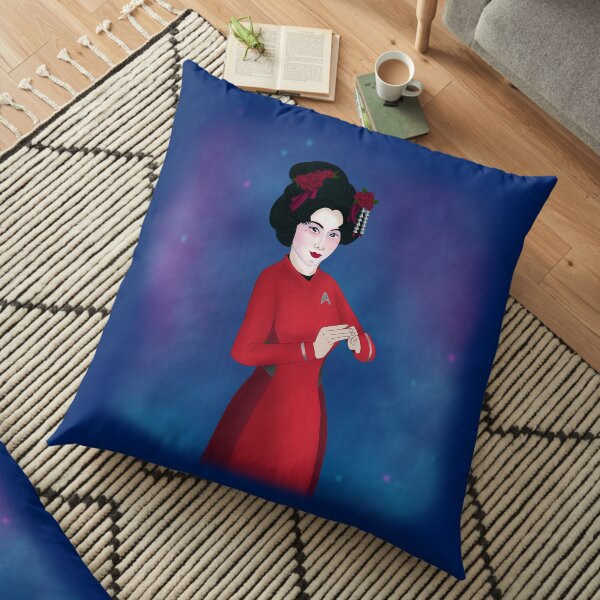 Starfleet Geisha Floor Pillow