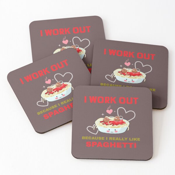Item preview, I Work Out Because I Really Like Spaghetti designed and sold by Balkanfood.