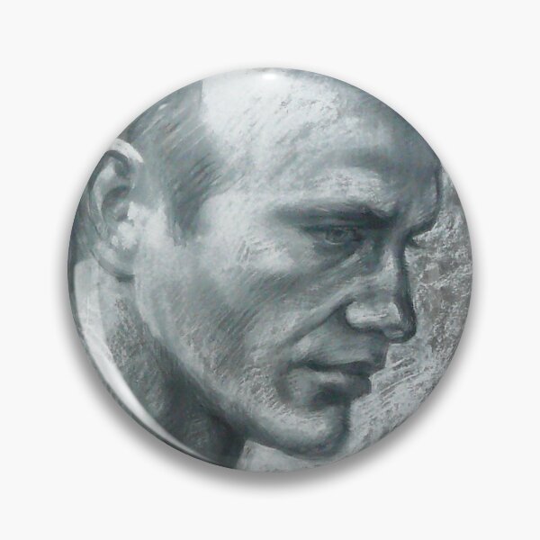 Item preview, Portrait of Steven  : charcoal and pastel and conte pencil drawing designed and sold by Roz McQuillan Fine Art & Photography.