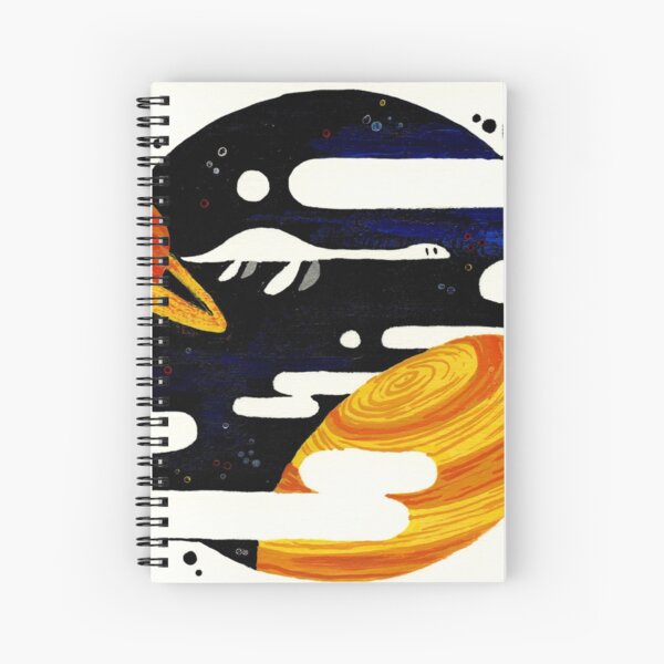 Dino in Space Spiral Notebook