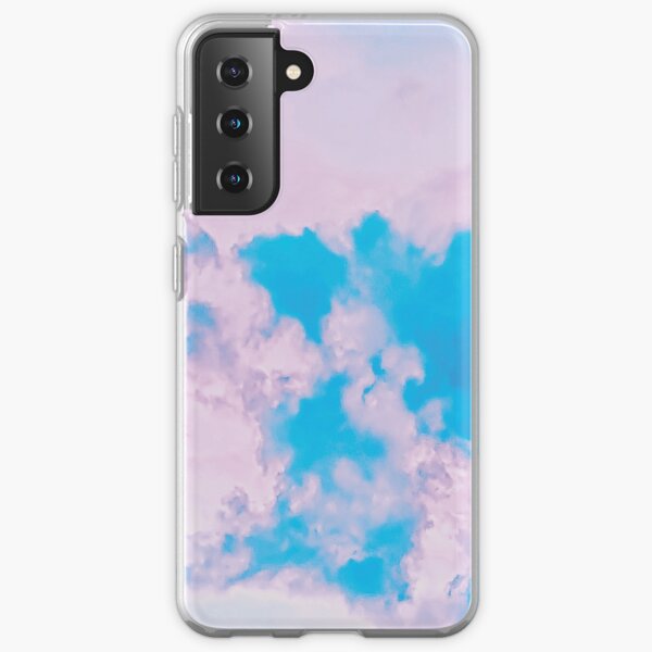 Vaporware of clouds in the sky Samsung Galaxy Soft Case