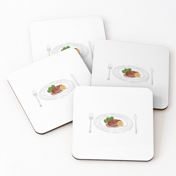 Item preview, Watercolor Illustration of a Cuisine - Fried thick beef steak designed and sold by iswenyi.