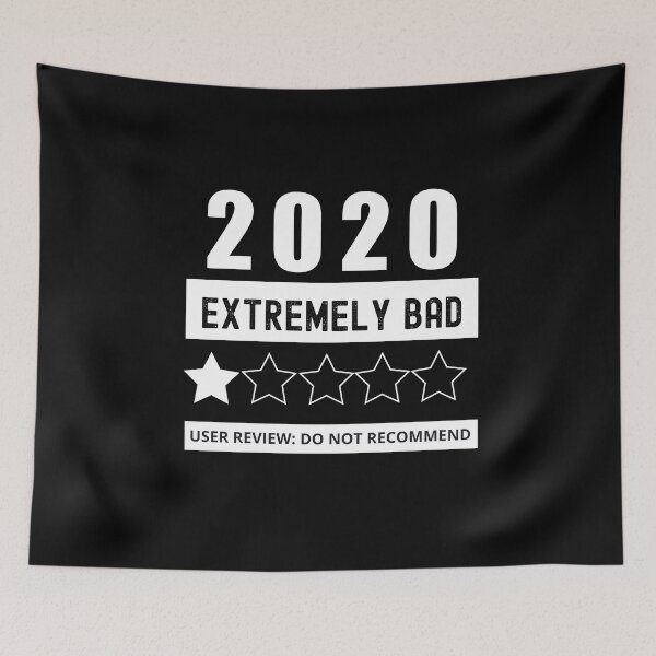 Item preview, 2020 Year in Review, Yelp Review, Very Bad Year, Do Not Recommend designed and sold by CarpeDiemLife.