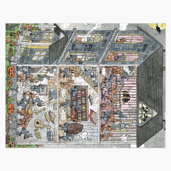 Haunted House Ants Jigsaw Puzzle