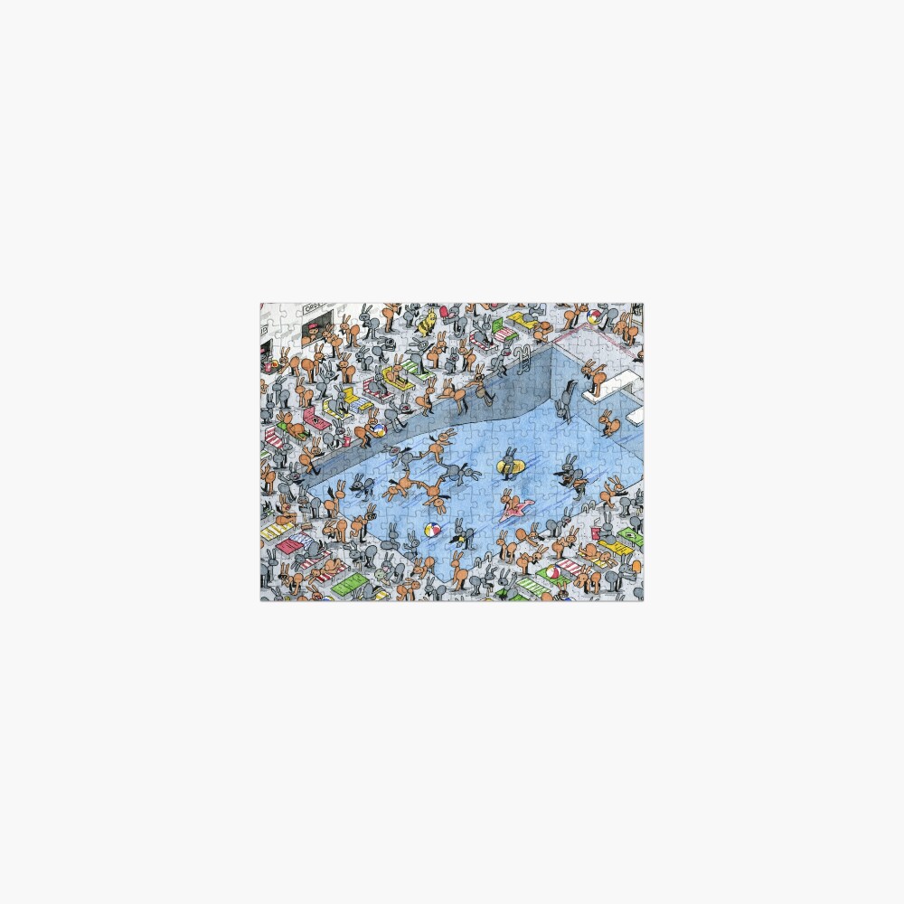 Ant Pool Party Jigsaw Puzzle