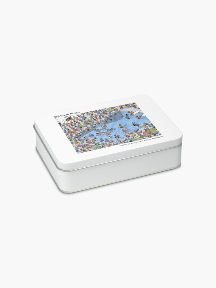 Alternate view of Ant Pool Party Jigsaw Puzzle