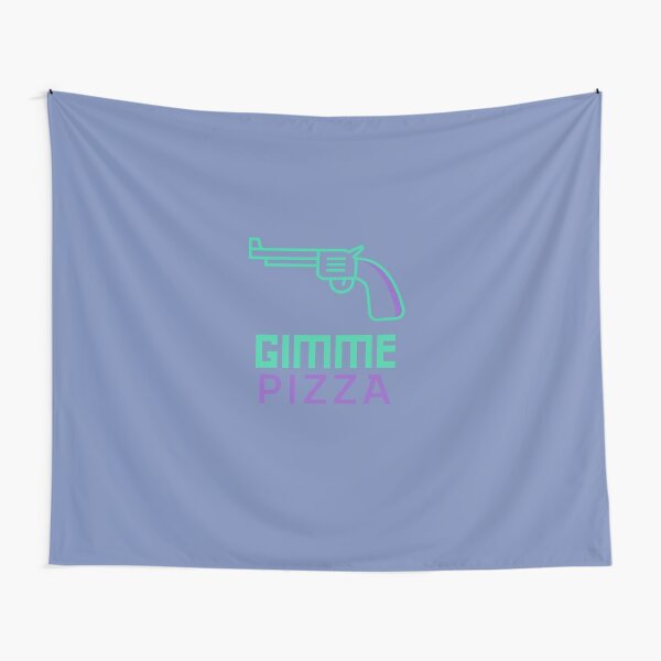 Pizza Tapestries Redbubble - presents in roblox work at a pizza place flamethrower youtube