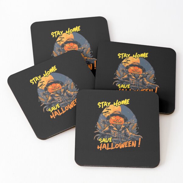 Item preview, Stay Home Save Halloween Shirt, Halloween Pumpkin Scarecrow designed and sold by TekknoOutfits.