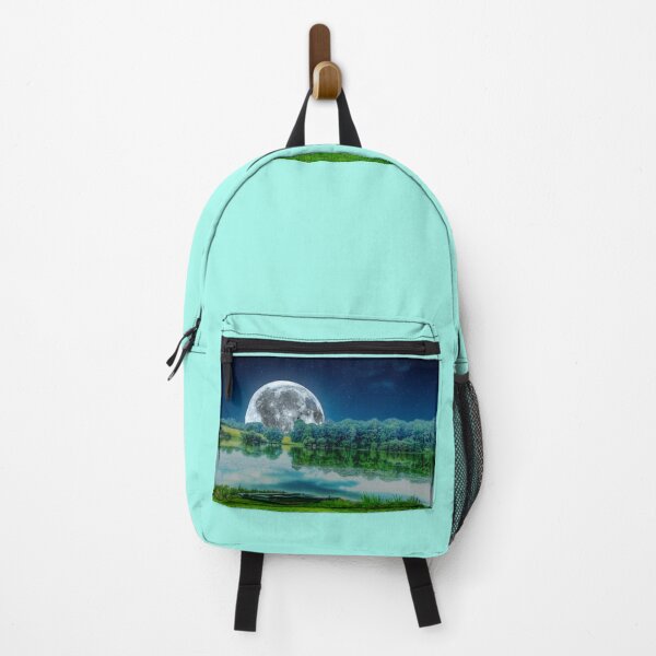 Item preview, France Lake Rural Scenery, Travel Photography, Moon and Boat designed and sold by Lizzie May.