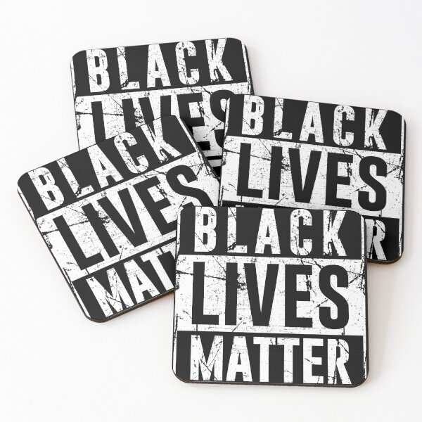Item preview, BLACK LIVES MATTER DISTRESSED LOOKING designed and sold by DoodlrMob.