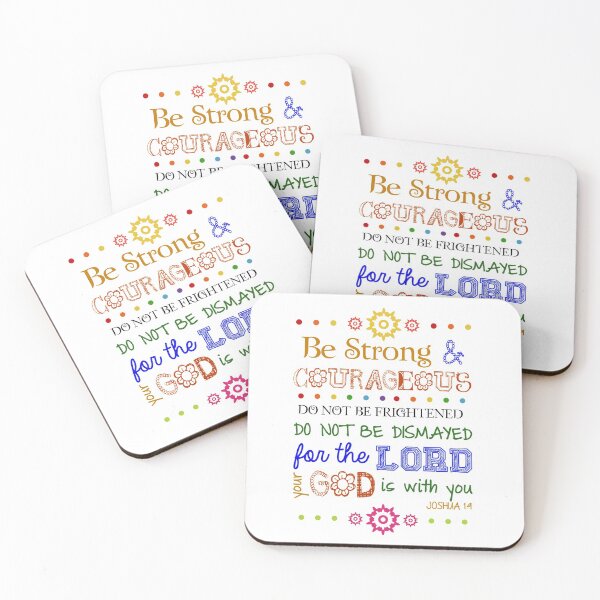 Item preview, Be Strong & Courageous designed and sold by della95.