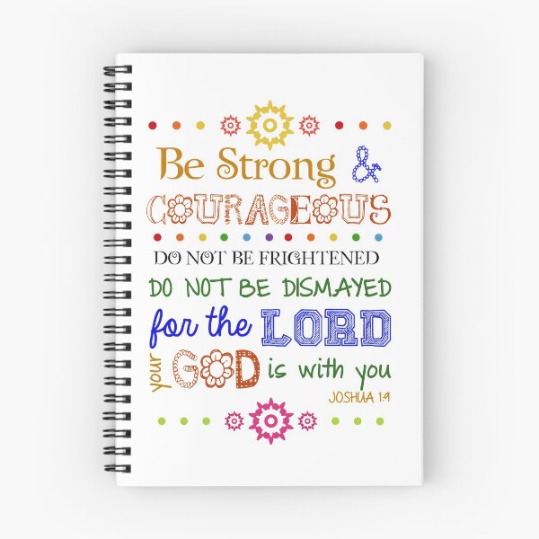 Item preview, Be Strong & Courageous designed and sold by della95.