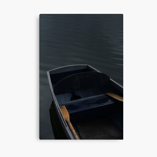 Boat on lake Canvas Print