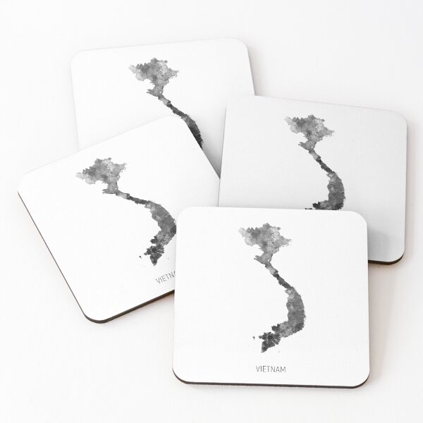 Item preview, Vietnam Watercolor Map designed and sold by ArtPrints.