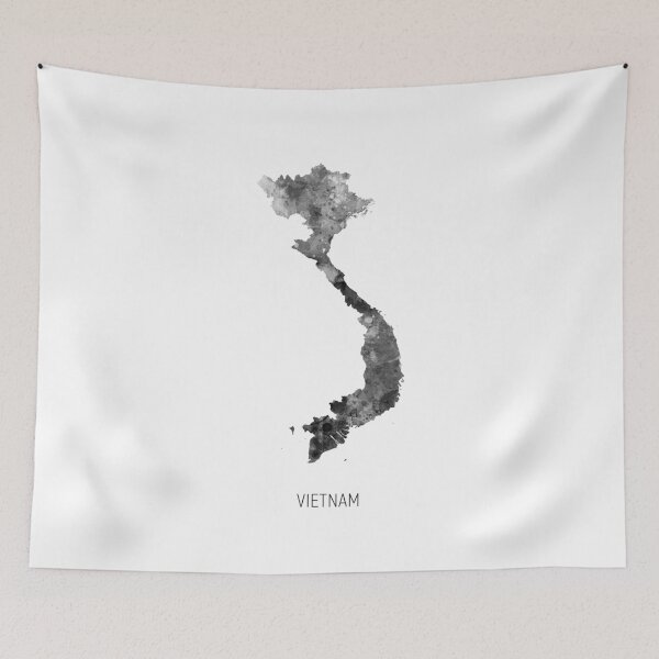 Item preview, Vietnam Watercolor Map designed and sold by ArtPrints.