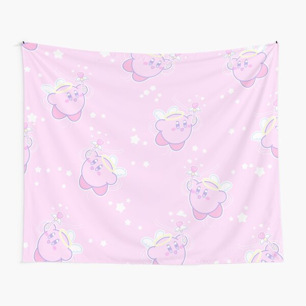 Kirby Angel Love Power Tapestry