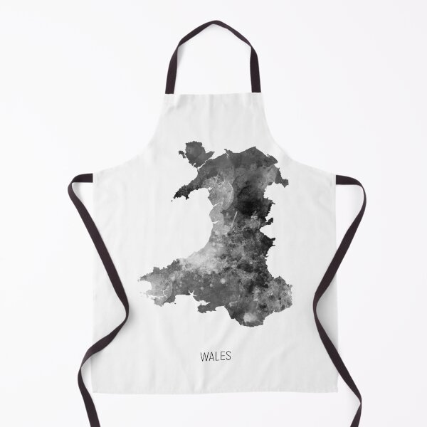 Item preview, Wales Watercolor Map designed and sold by ArtPrints.
