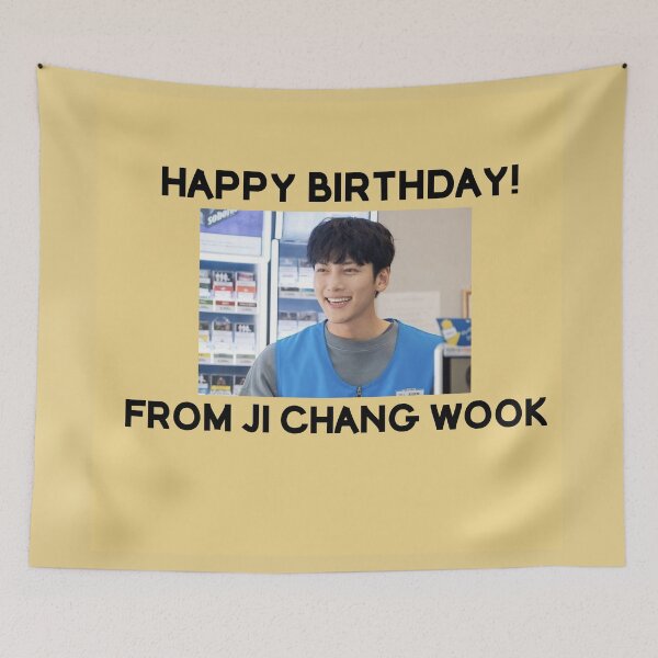 Item preview, Happy Birthday From Ji Chang Wook designed and sold by kpopkdramamerch.