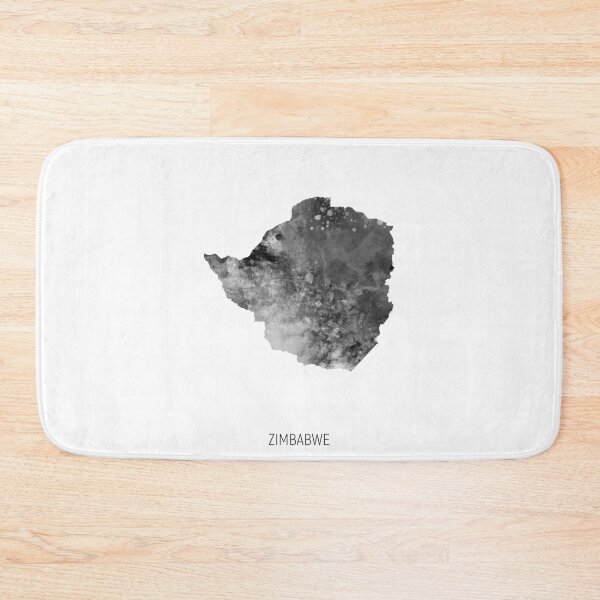 Item preview, Zimbabwe Watercolor Map designed and sold by ArtPrints.