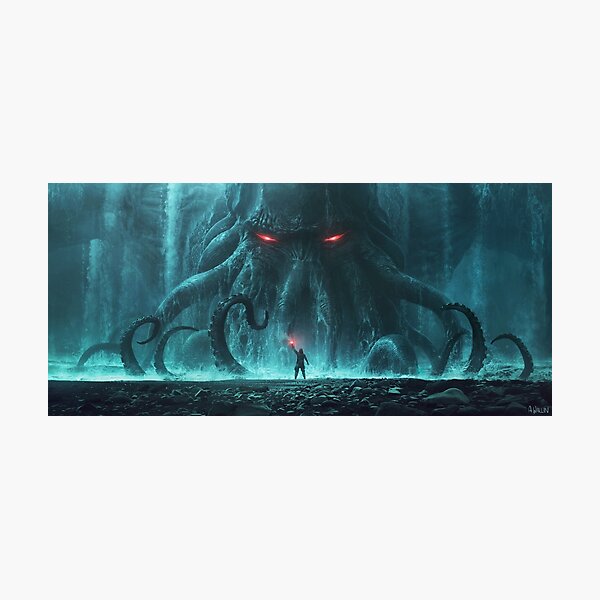 Cthulhu Awakening Photographic Print