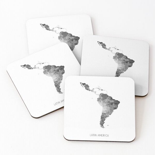 Item preview, Latin America Watercolor Map designed and sold by ArtPrints.
