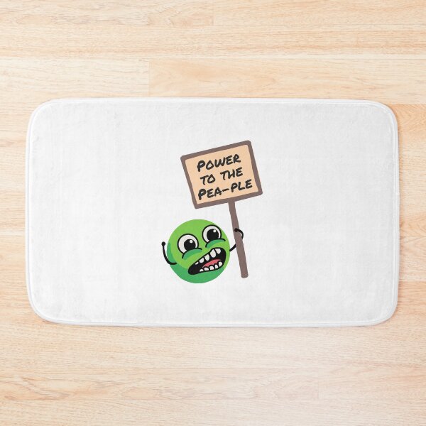 Item preview, Power to the pea-ple designed and sold by ArtOnBroomhill.