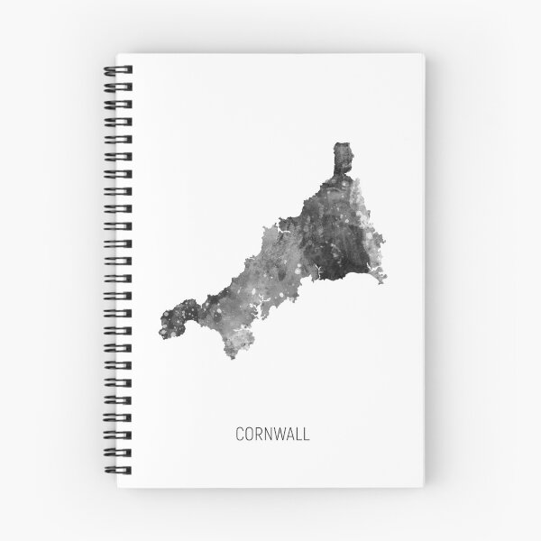 Item preview, Cornwall Watercolor Map designed and sold by ArtPrints.