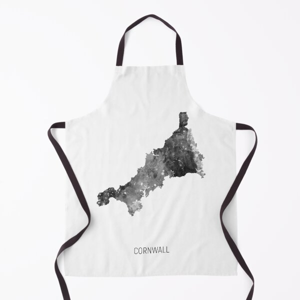 Item preview, Cornwall Watercolor Map designed and sold by ArtPrints.
