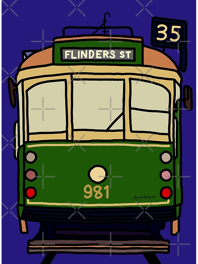 Melbourne Tram - No.35 to Flinders Street by spiralpaper