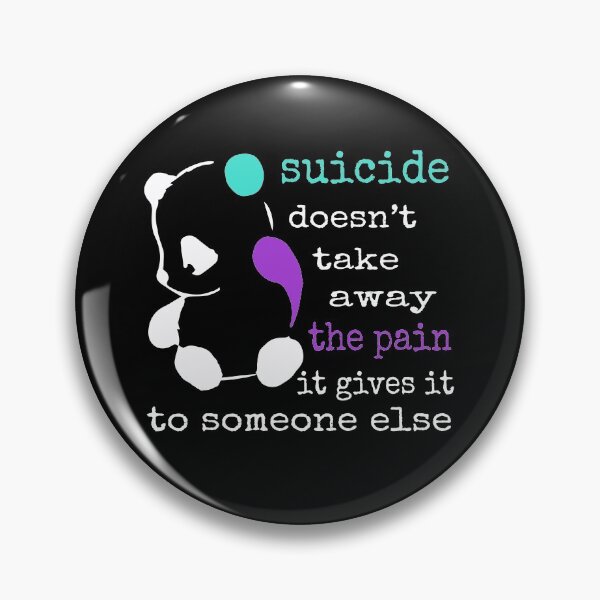 Item preview, Suicide Pain Semicolon Gift Suicide Prevention Awareness designed and sold by Racha-K.