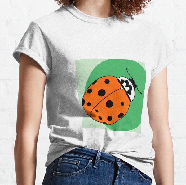 Junior Keep Calm And Love Ladybugs Insect Beetles Animal Lover Humor T-Shirt Tee