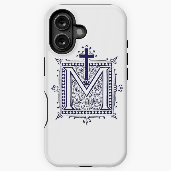 Marian Cross Catholic Image Vintage iPhone Tough Case