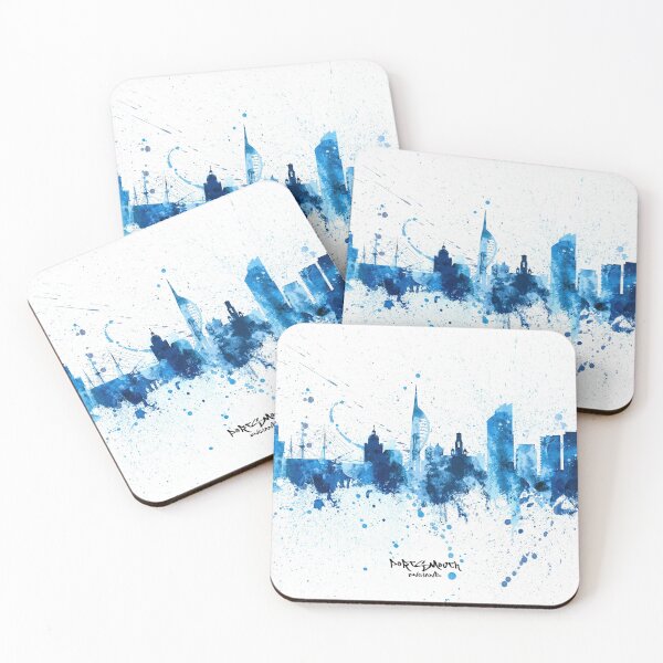 Item preview, Portsmouth England Skyline designed and sold by ArtPrints.