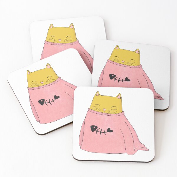 Item preview, Cute Cat in a Big Jumper designed and sold by Drawntocats.