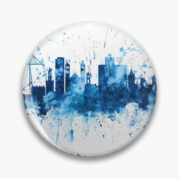 Item preview, Middlesbrough England Skyline designed and sold by ArtPrints.