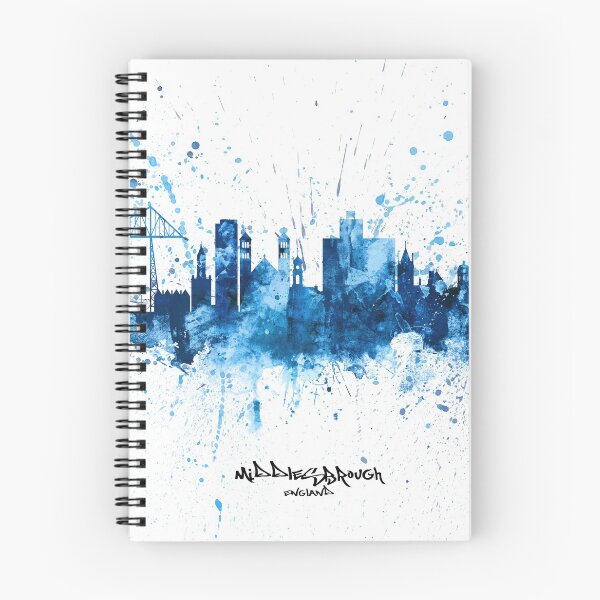 Item preview, Middlesbrough England Skyline designed and sold by ArtPrints.