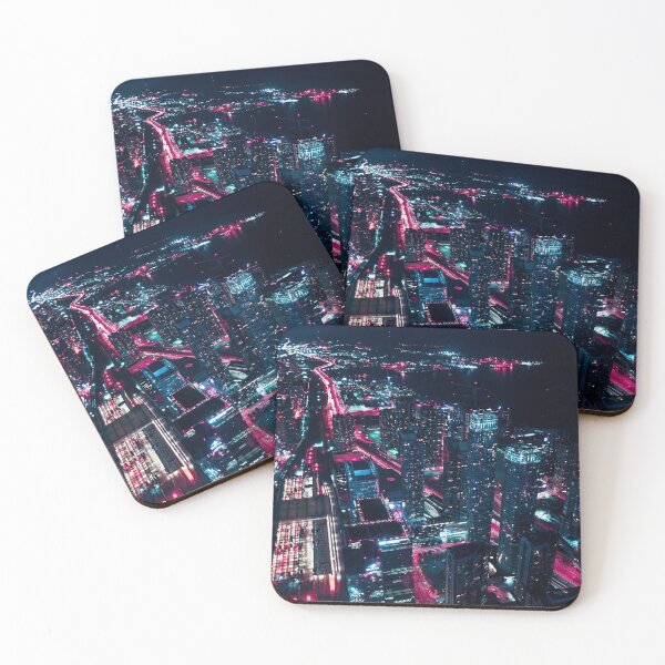 Item preview, Neon cityscape designed and sold by DecorWorthy.