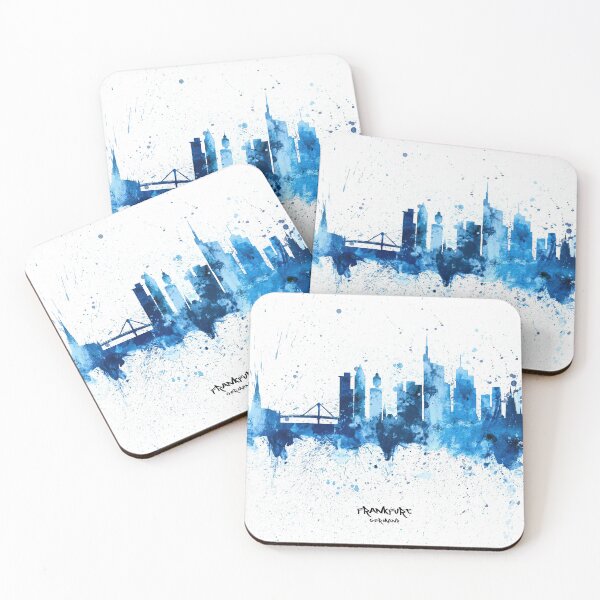 Item preview, Frankfurt Germany Skyline designed and sold by ArtPrints.