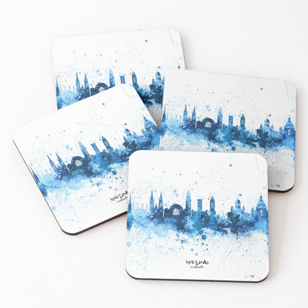 Item preview, Helsinki Finland Skyline designed and sold by ArtPrints.