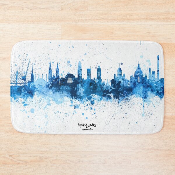 Item preview, Helsinki Finland Skyline designed and sold by ArtPrints.