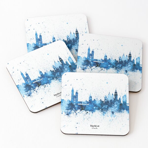 Item preview, Krakow Poland Skyline designed and sold by ArtPrints.