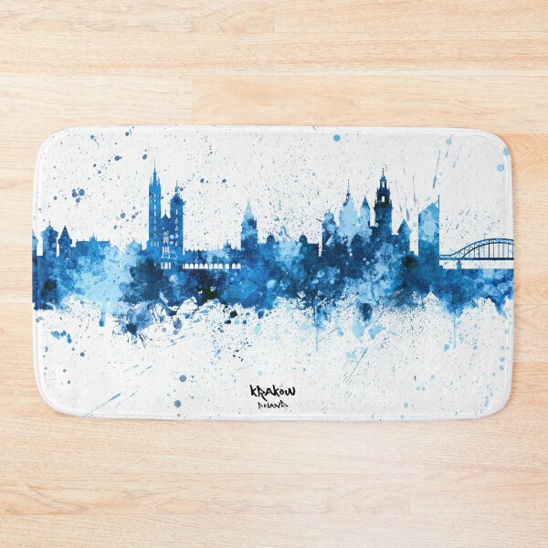 Item preview, Krakow Poland Skyline designed and sold by ArtPrints.