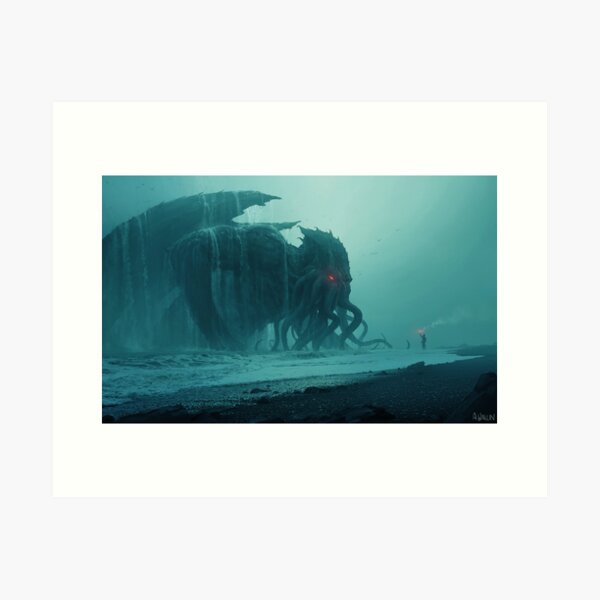 Cthulhu Awakens Art Print