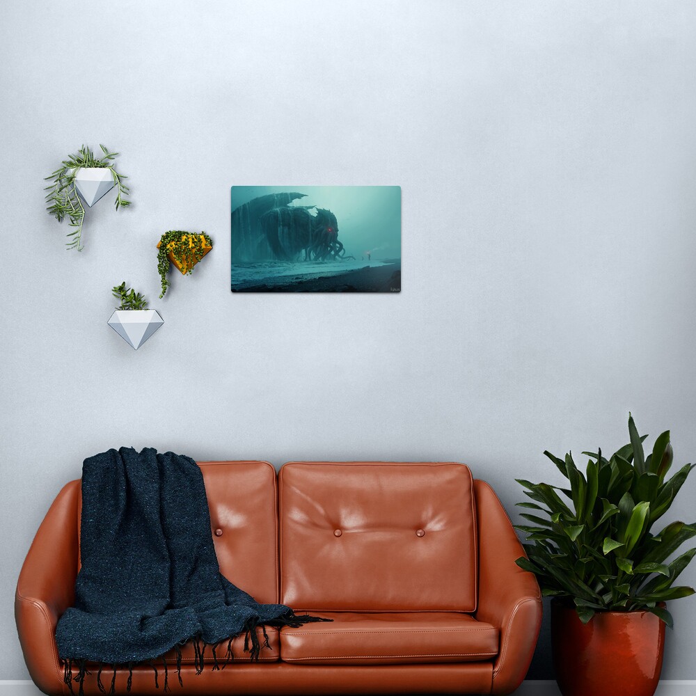 Cthulhu Awakens Metal Print