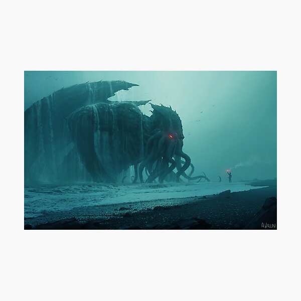 Cthulhu Awakens Photographic Print