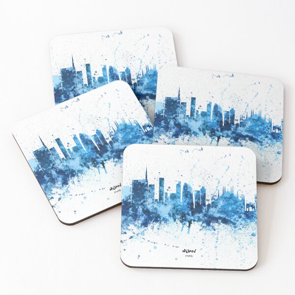 Item preview, Milan Italy Skyline designed and sold by ArtPrints.