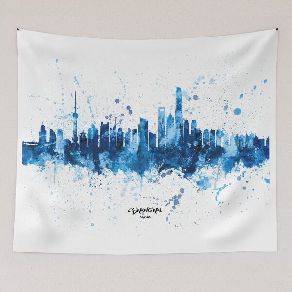 Item preview, Shanghai China Skyline designed and sold by ArtPrints.