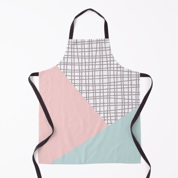 Artikelvorschau, Nordic Color Block Mauve Puder Pink Aqua Teal Blau Weiß 1 entworfen und verkauft von Delinda Graphic Studio.